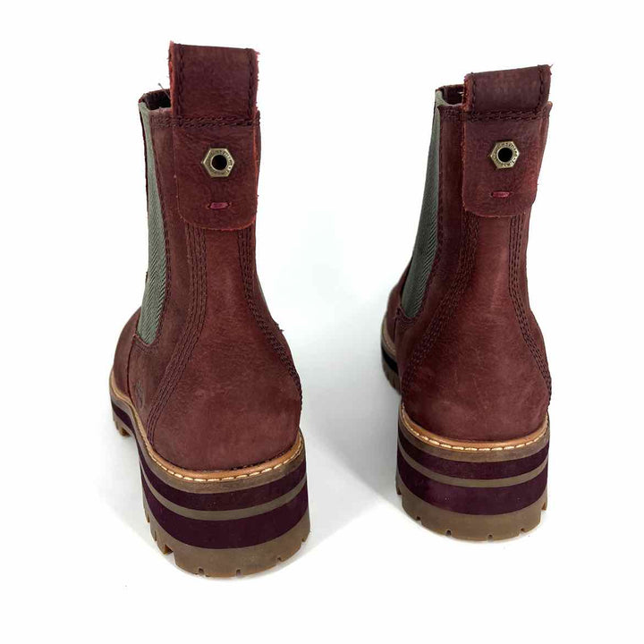 Shoe Size 7.5 TIMBERLAND Red Leather Boots