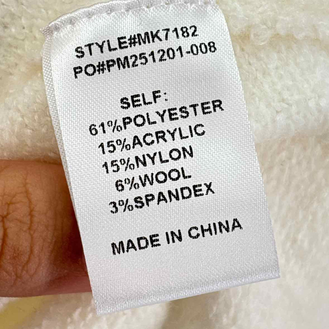 Size S Cream Sweater