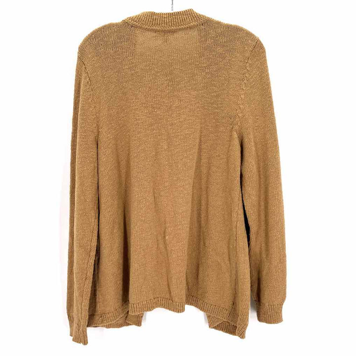 Size M J JILL Tan Knit Cardigan