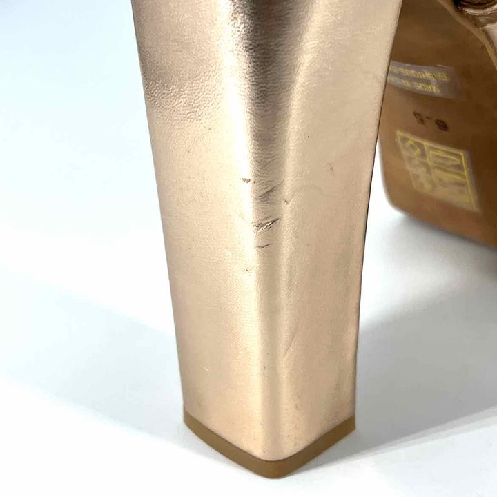 Shoe Size 6.5 JEFFREY CAMPBELL Rose Gold Faux Leather Sandals