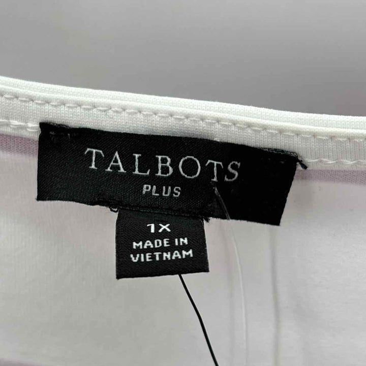 Size 1X Talbots White Shirt