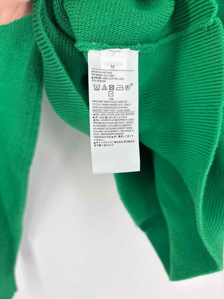 Size M Banana Republic Green Knit Sweater