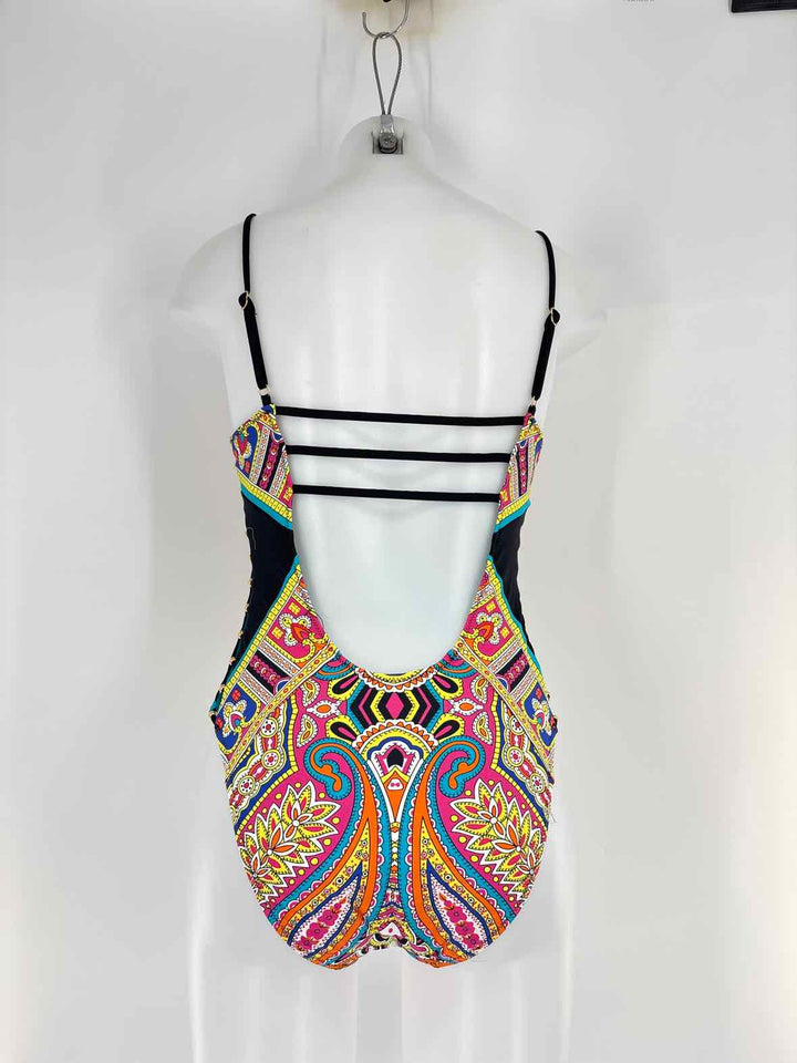 Size 8 TRINA TURK Multi-Color Swimsuit