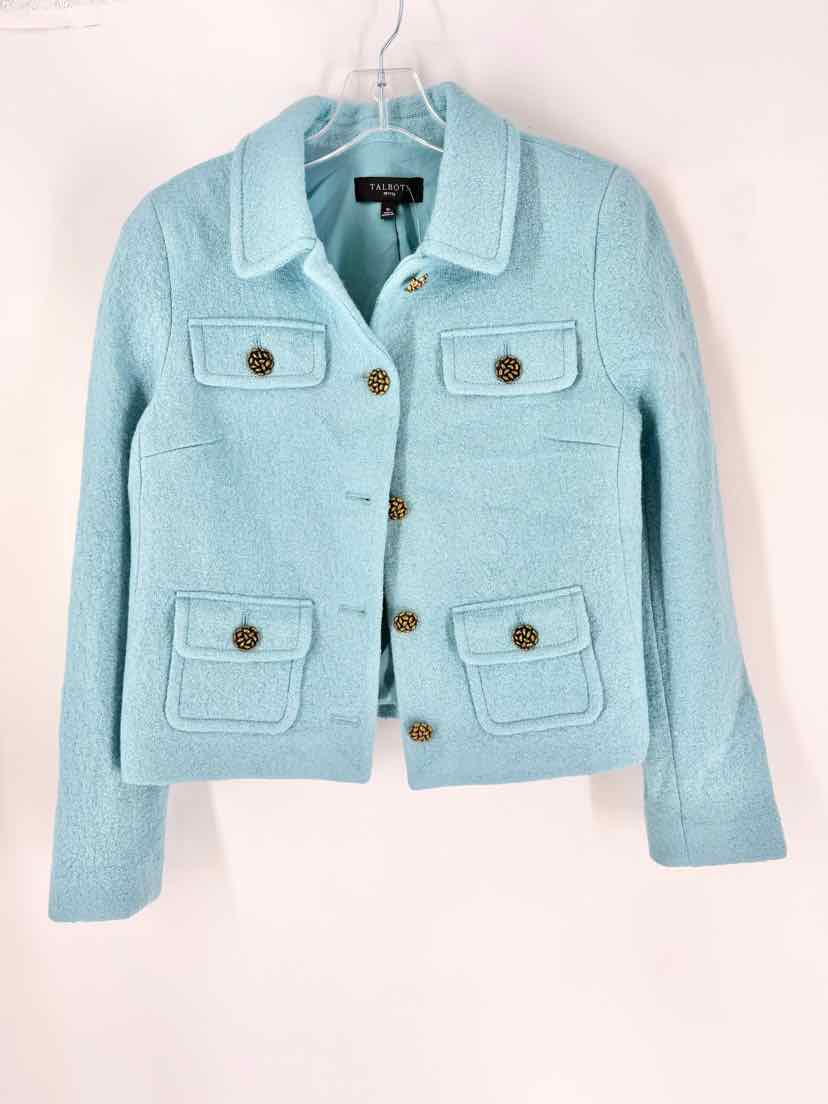 Size 8 Talbots Teal Jacket