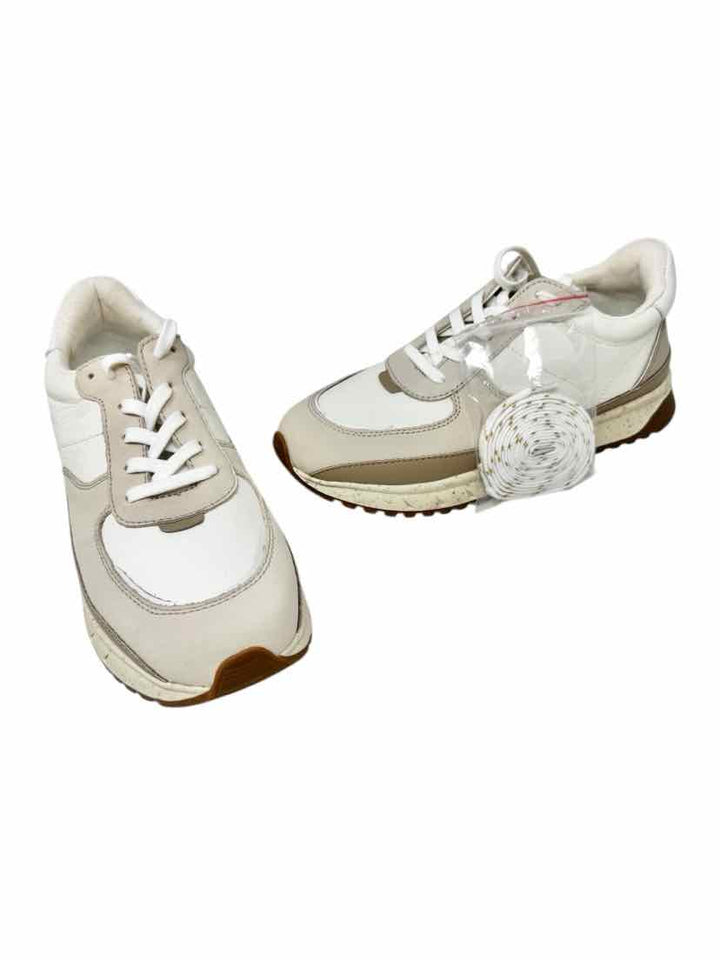 Shoe Size 8.5 MADEWELL Ivory Leather Sneakers