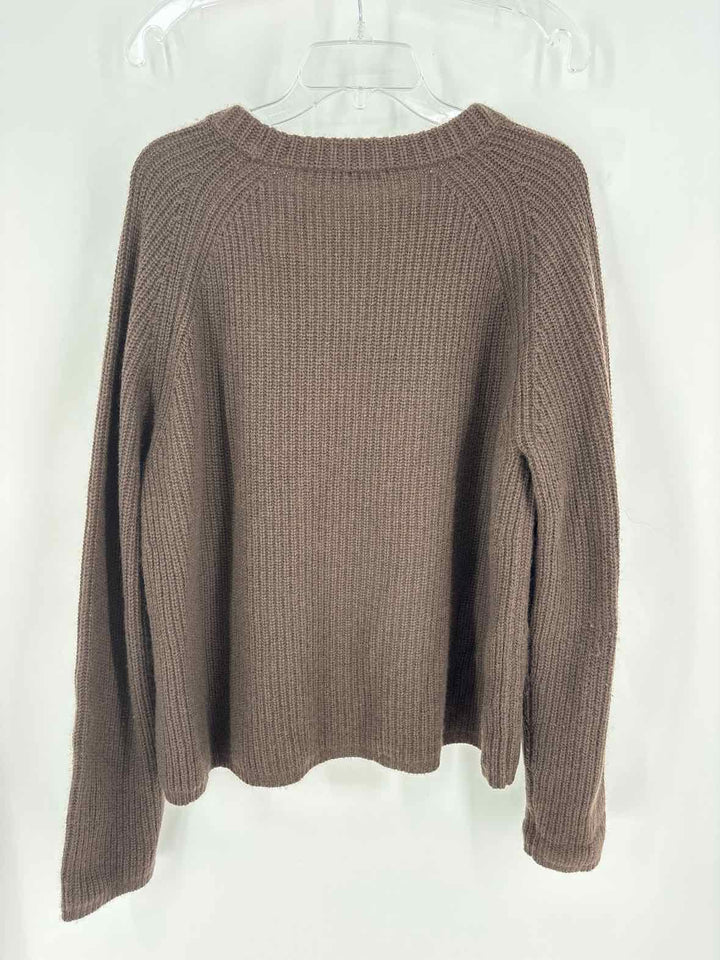 Size XXL JENNI KAYNE Brown Cashmere Sweater