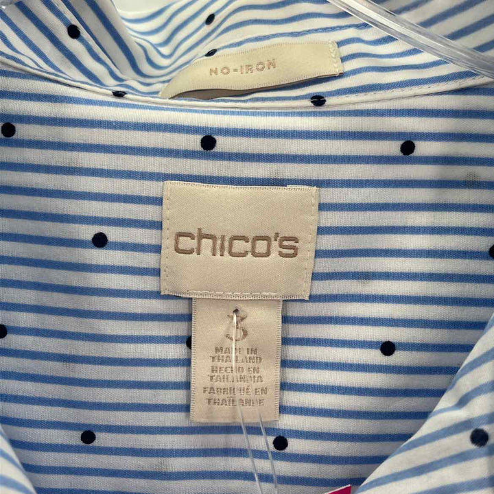 Size XL Chico's Blue Shirt