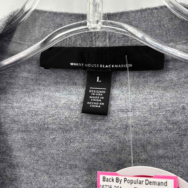 Size L White House Black Market Gray Sweater