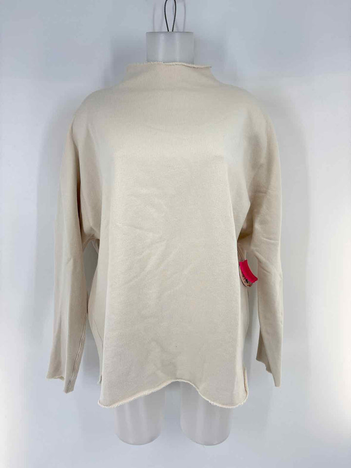Size L FRANK & EILEEN Cream Sweater