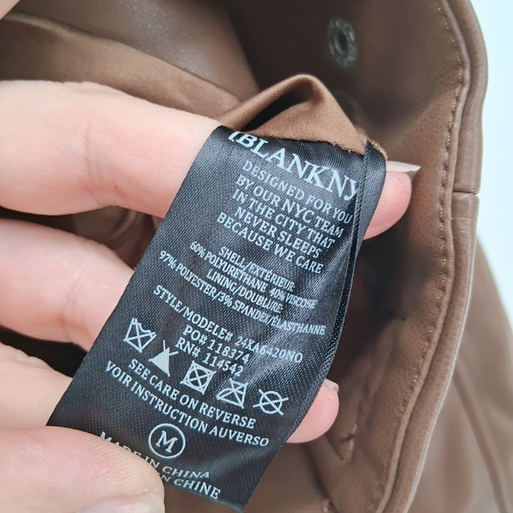Size M BLANK NYC Brown Jacket