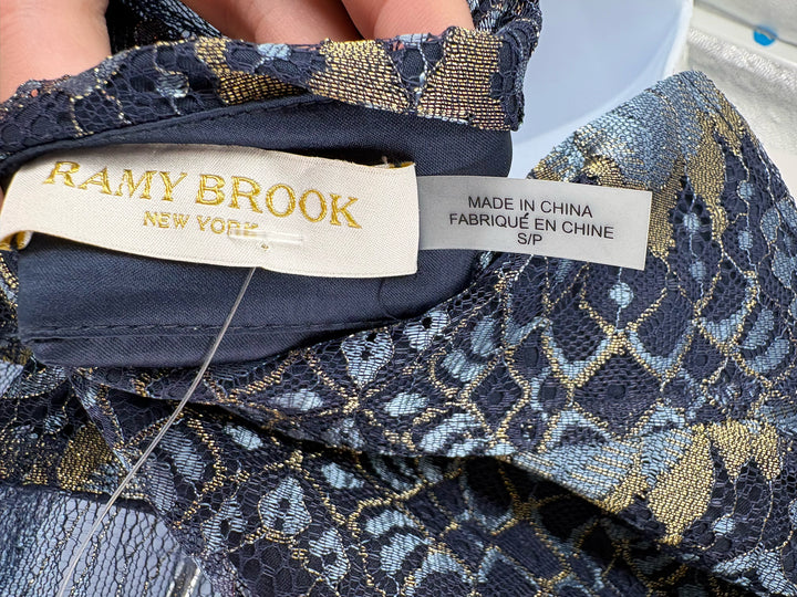 Size S Ramy Brook Blue Lace Shirt