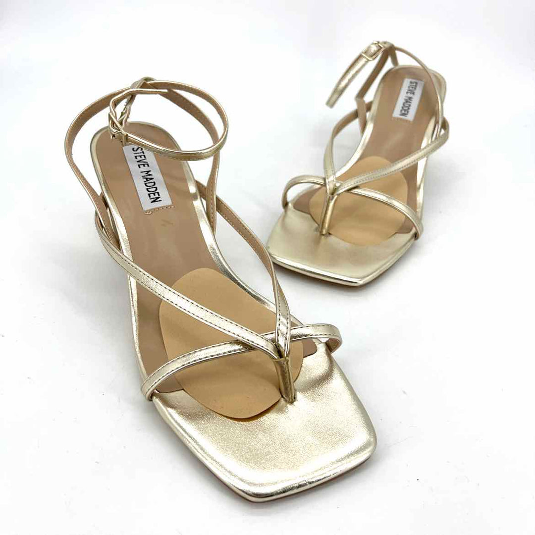 Shoe Size 8 Steve Madden Gold Sandals