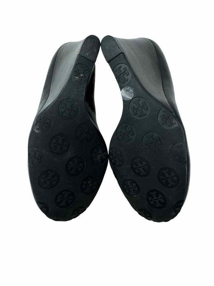 Shoe Size 5 Tory Burch Black Leather Pumps