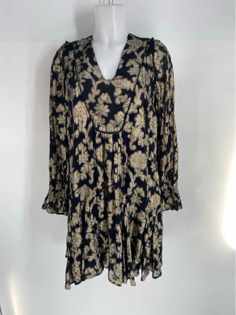 Size M Anthropologie Black Dress