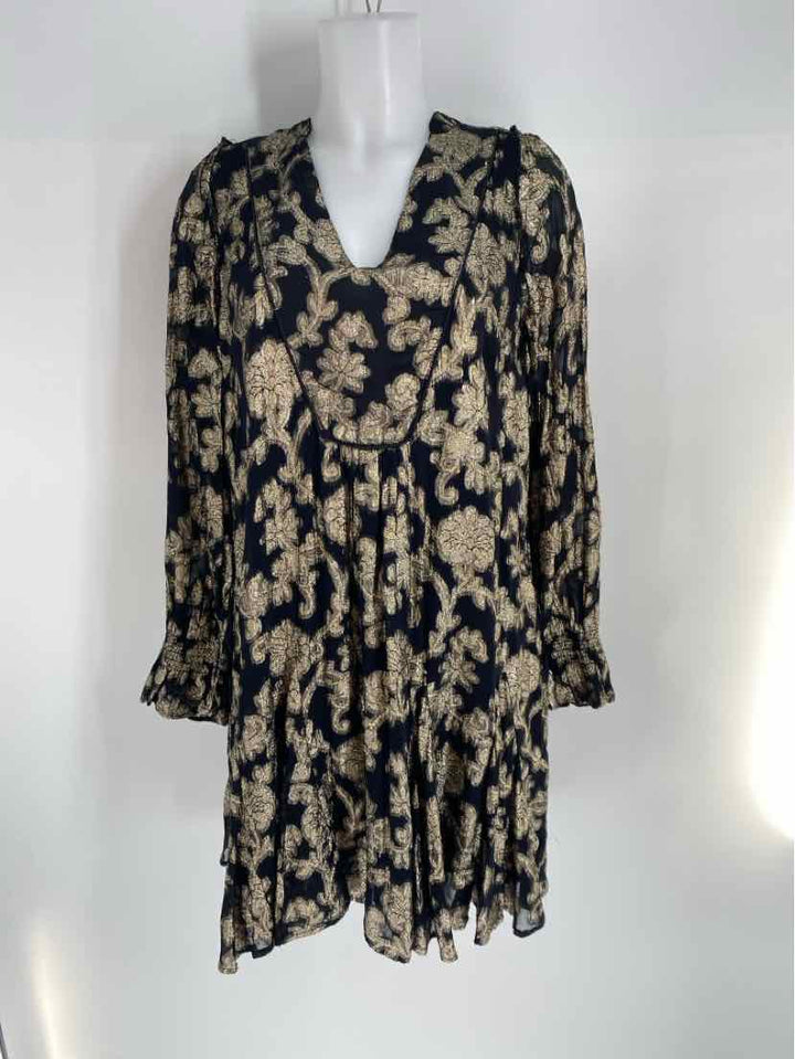 Size M Anthropologie Black Dress