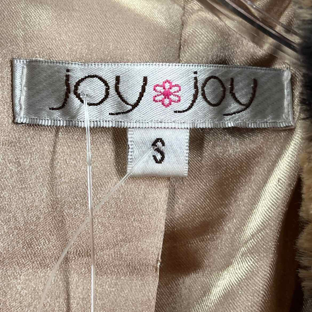 Size S JOY JOY Tan Velour Jacket