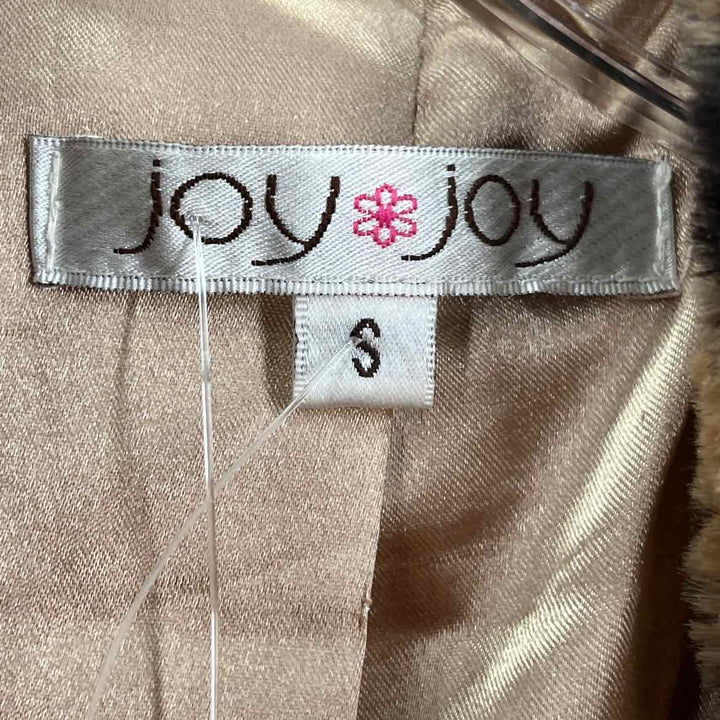 Size S JOY JOY Tan Velour Jacket