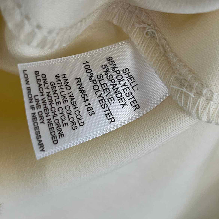 Size L Andrew Marc Cream Lace Shirt