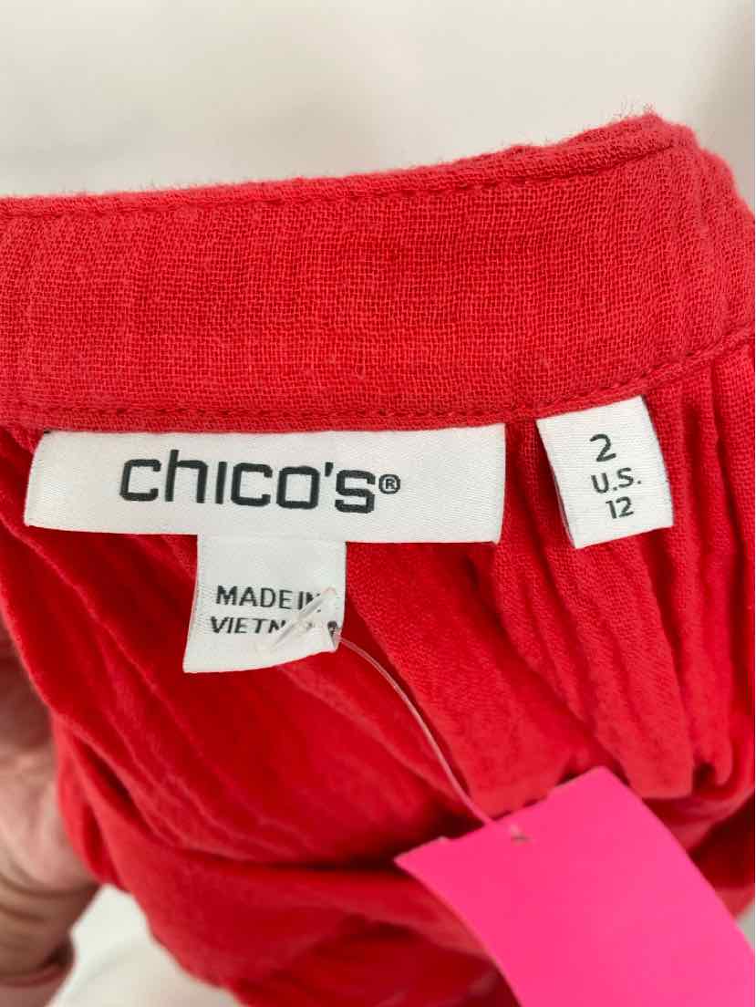 Size 12 Chico's Red Dress