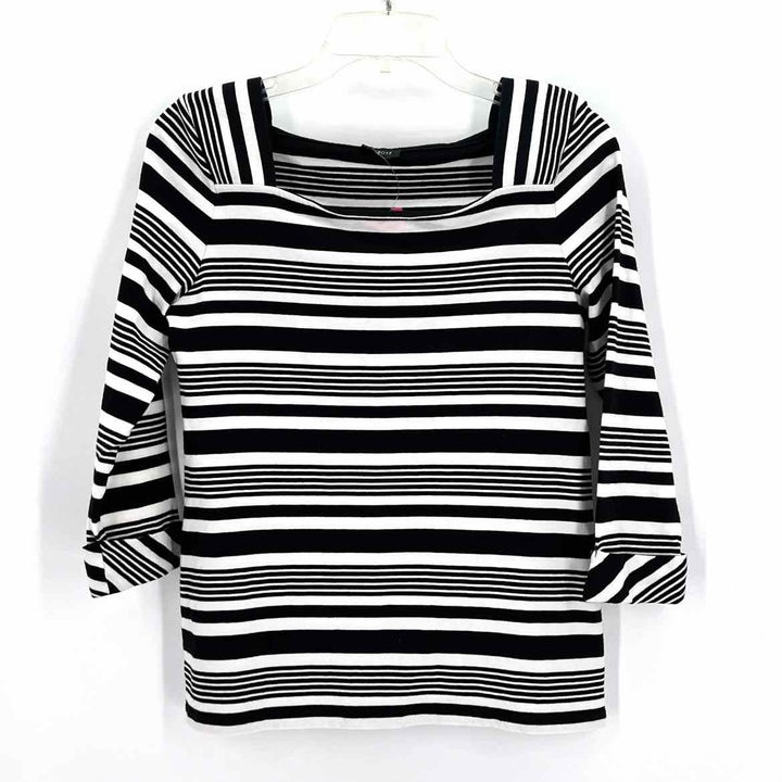 Size S Talbots Black/White Shirt
