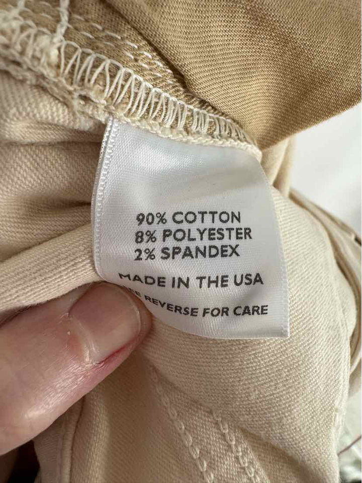 Size 29 ANN MASHBURN Cream Pants