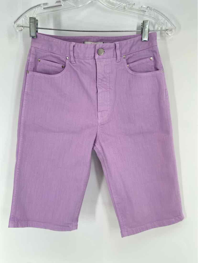 Size 25 TIBI Lavender Denim Shorts
