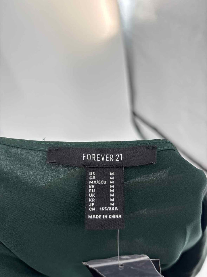 Size M Forever 21 Green Bodysuit
