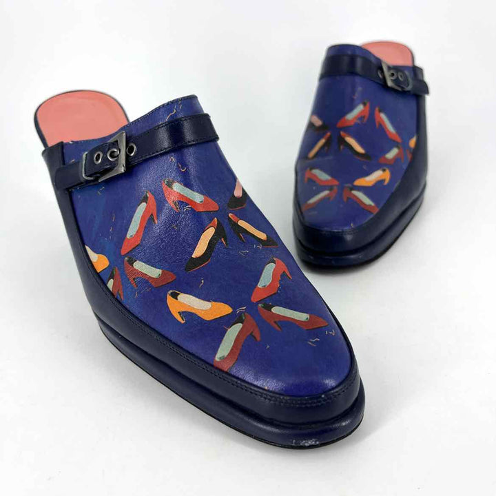 Shoe Size 8.5 Multi-Color Leather Boots