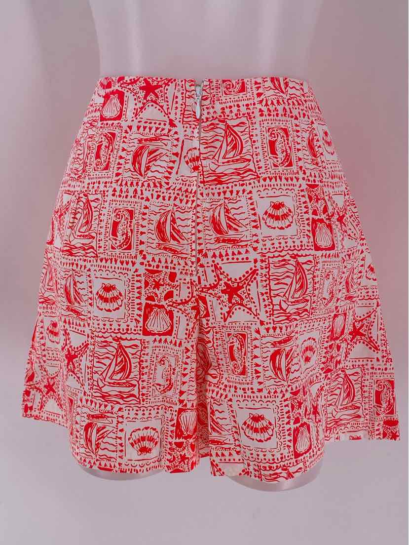 Size 12 Lilly Pulitzer Red Skirt