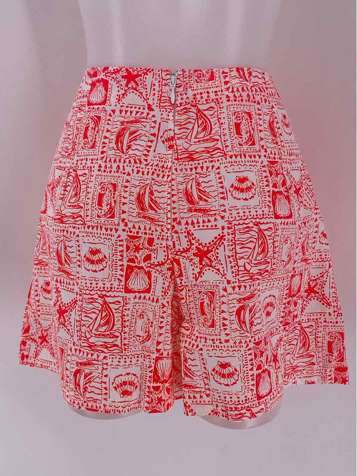 Size 12 Lilly Pulitzer Red Skirt