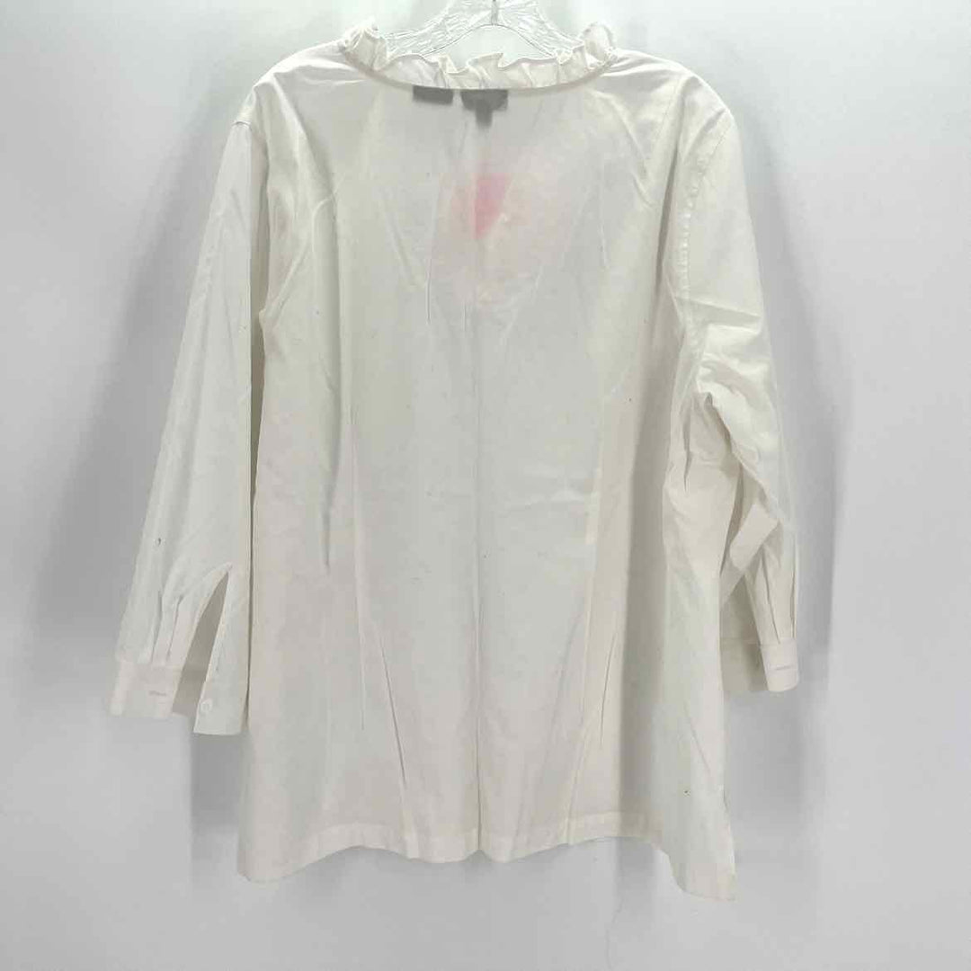 Size 18 Talbots White Cotton Shirt