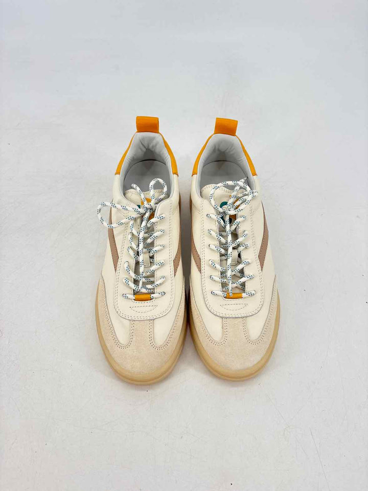 Shoe Size 8.5 Cream Sneakers