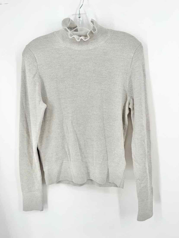 Size L J Crew Silver Sweater