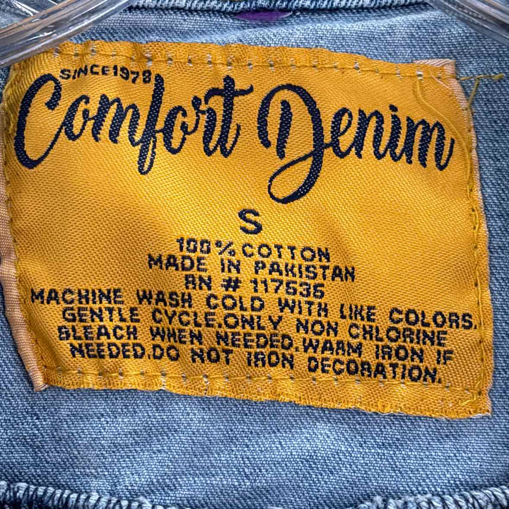 Size S COMFORT Blue Denim Vest