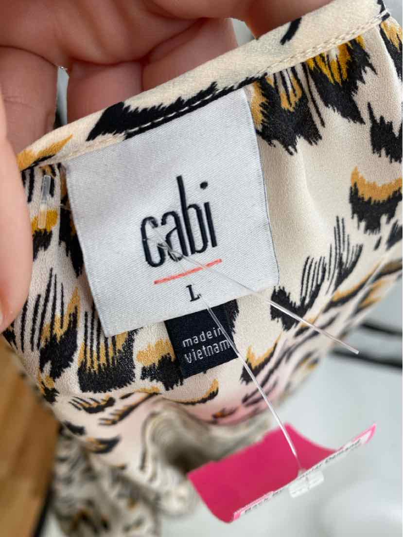 Size L CABI Cream Shirt