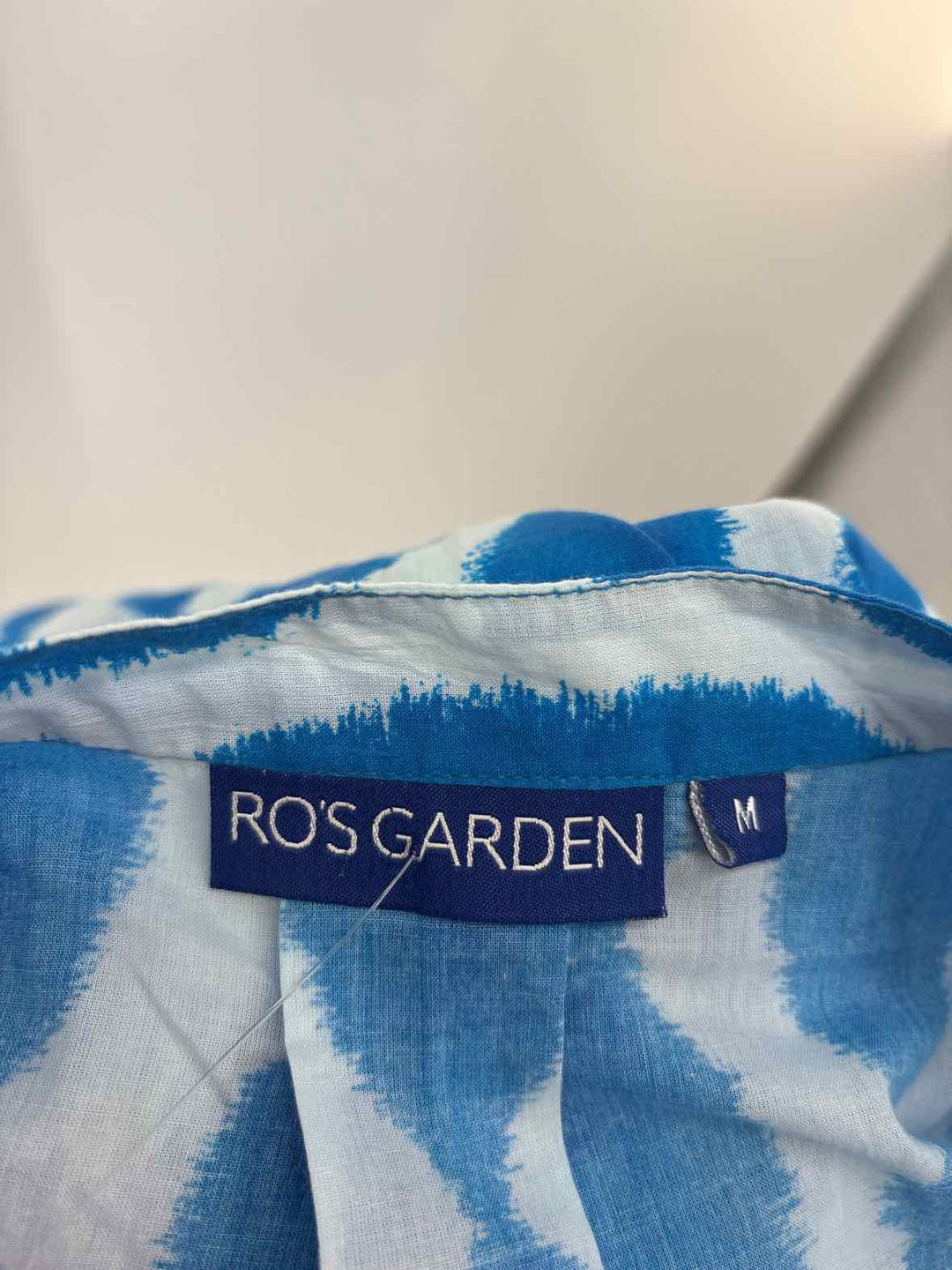 Size M Blue Print Shirt