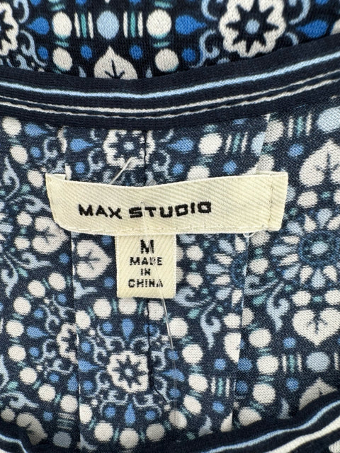 Size M MAX STUDIO Blue Shirt