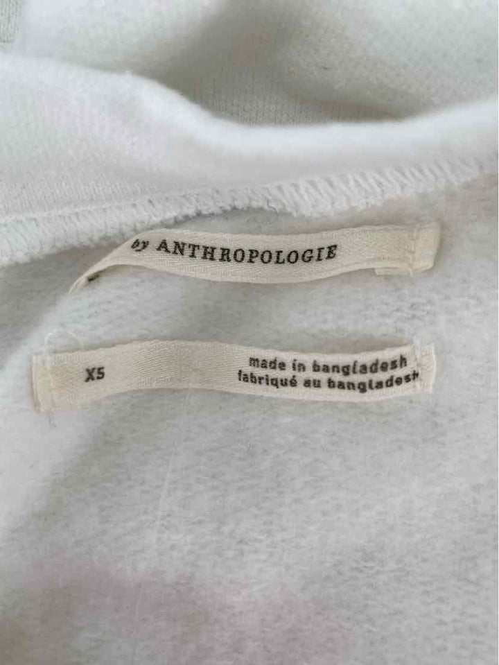 Size XS Anthropologie White Cotton Sweater