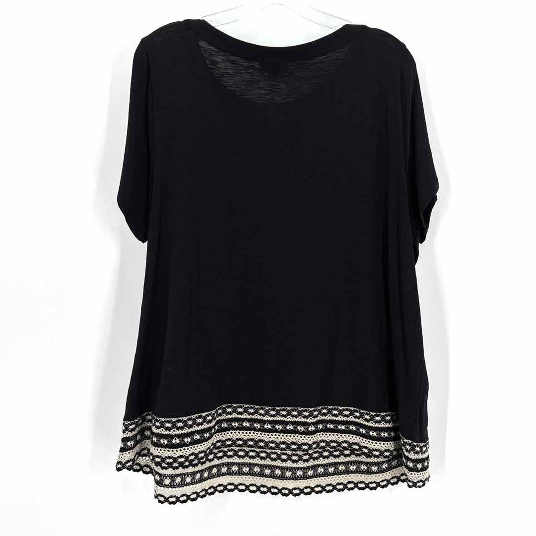 Size XL J JILL Black Shirt