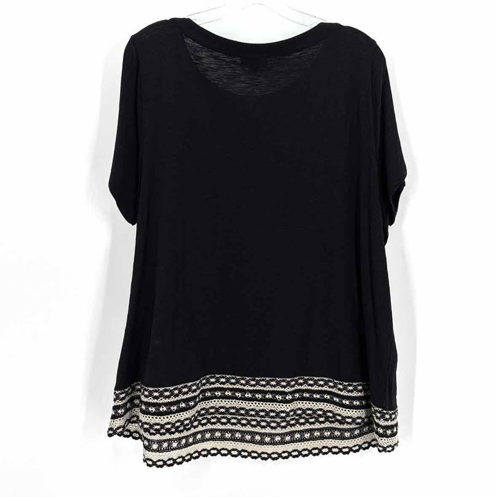 Size XL J JILL Black Shirt