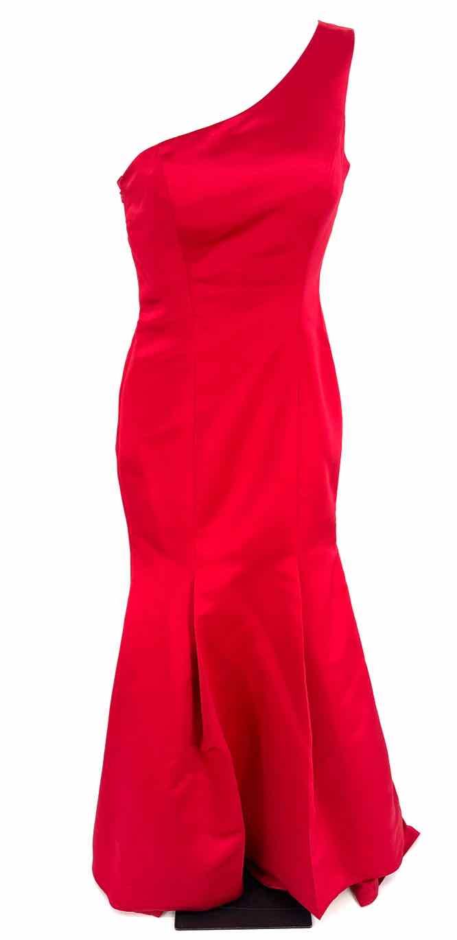 Size 4 Red Satin Dress