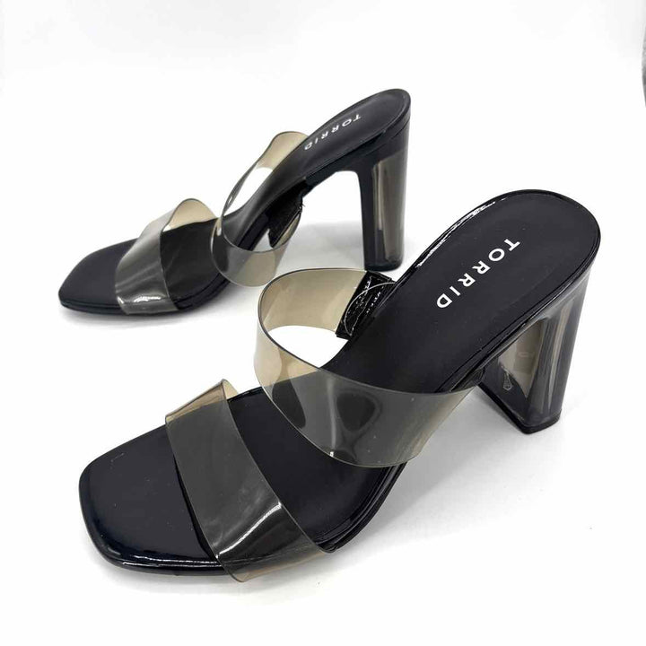 Shoe Size 10 Torrid Black Jelly Sandals