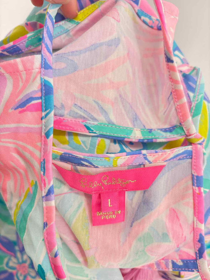 Size L Lilly Pulitzer Multi-Color Dress