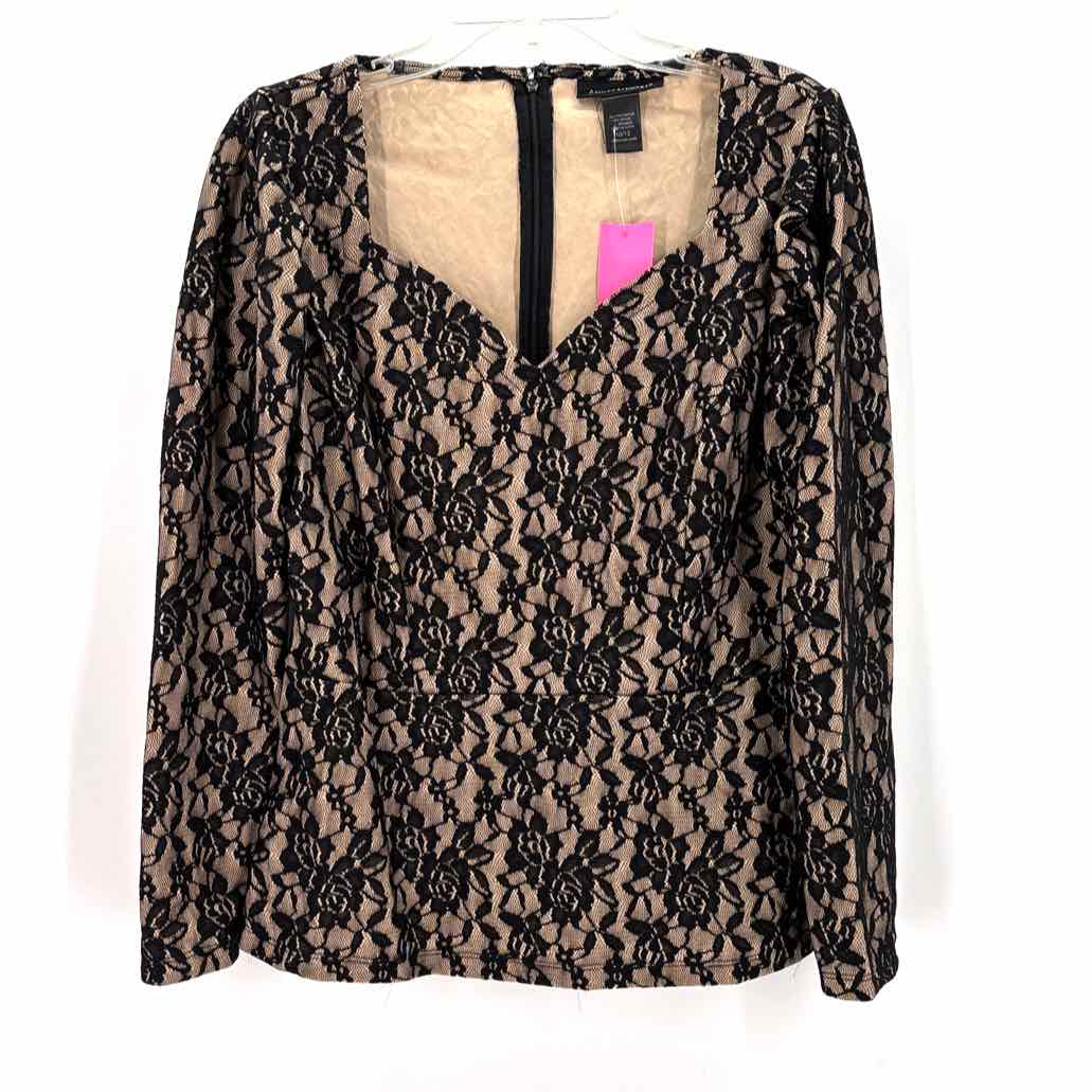 Size 10 Ashley Stewart Multi-Color Lace 2 PC Dress