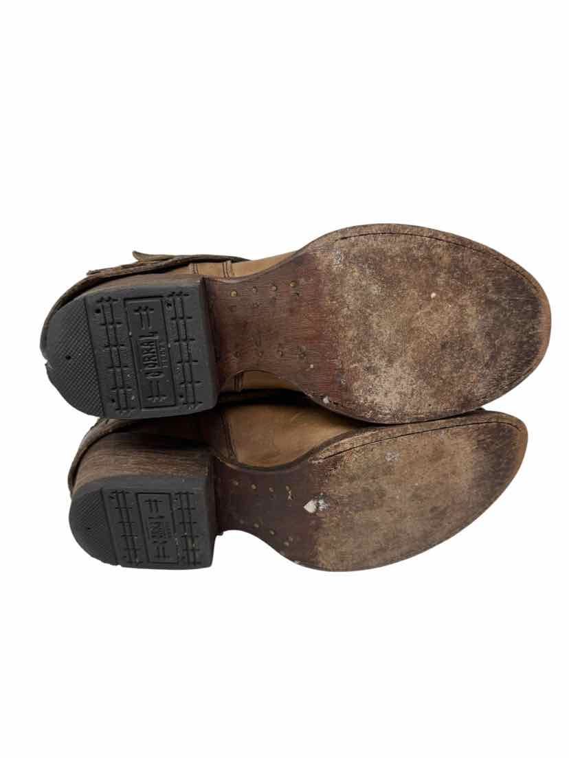 Shoe Size 37 CORRAL Tan Leather Boots