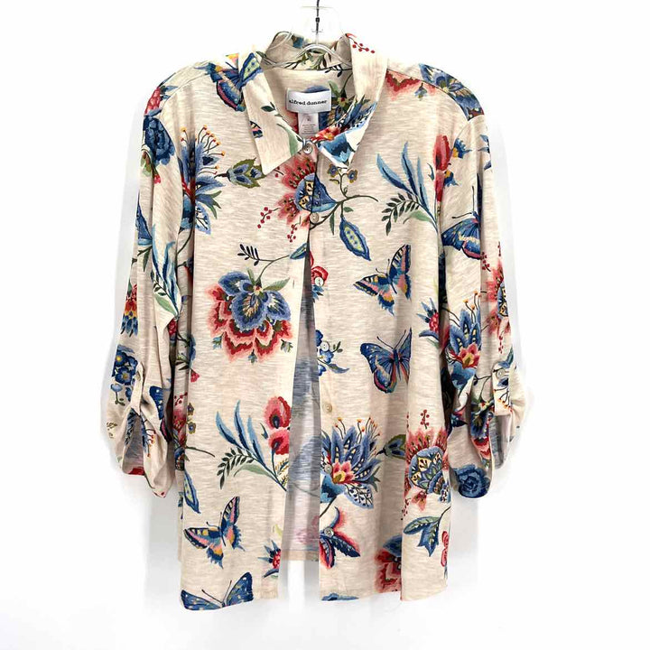 Size XL ALFRED DUNNER Cream Shirt