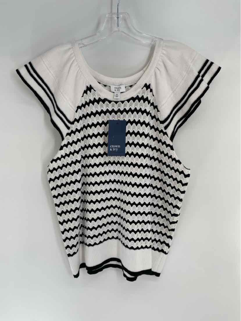 Size XL CROWN & IVY Black Sweater