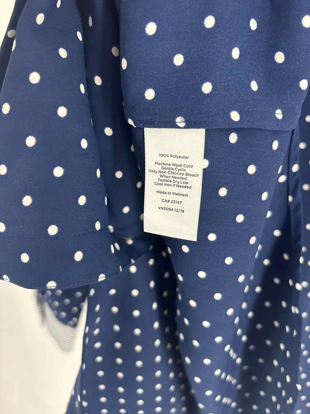 Size X Talbots Navy Print Shirt