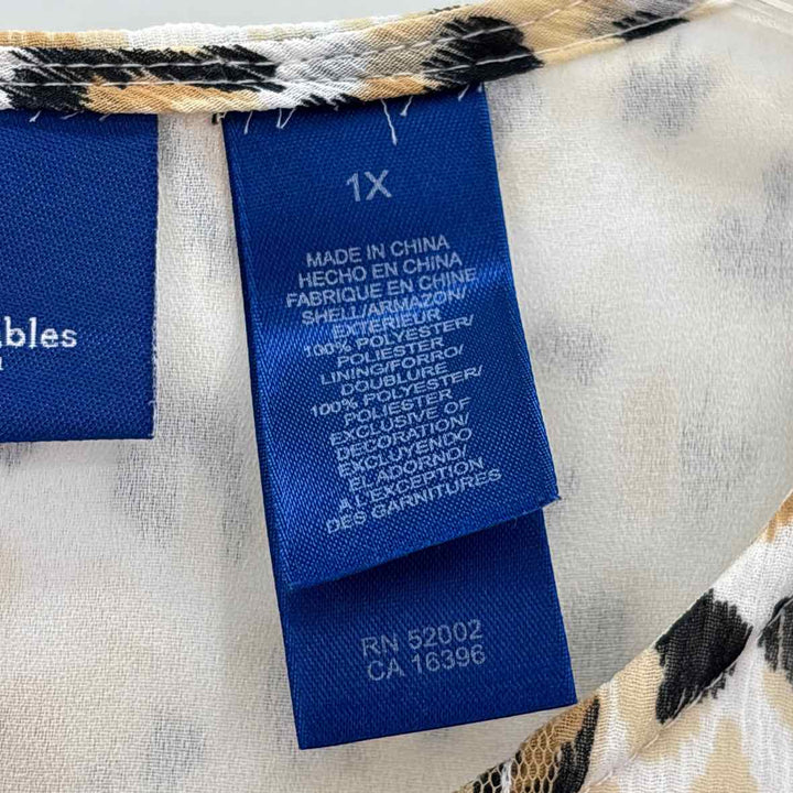 Size 1X Multi-Color Shirt