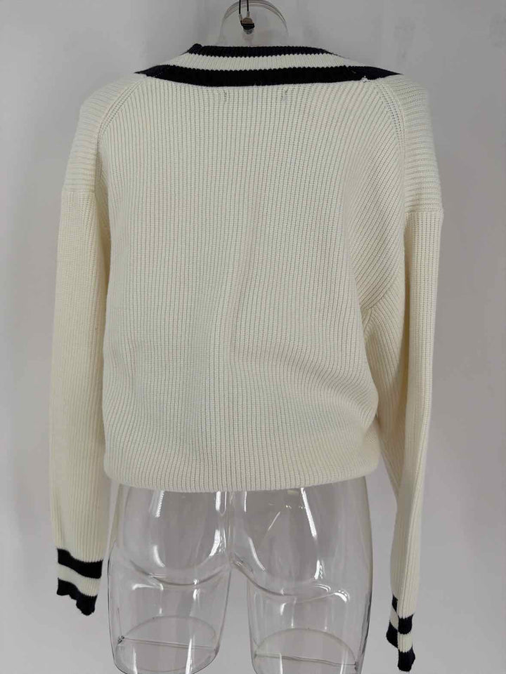 Size XL MNG Ivory Knit Sweater